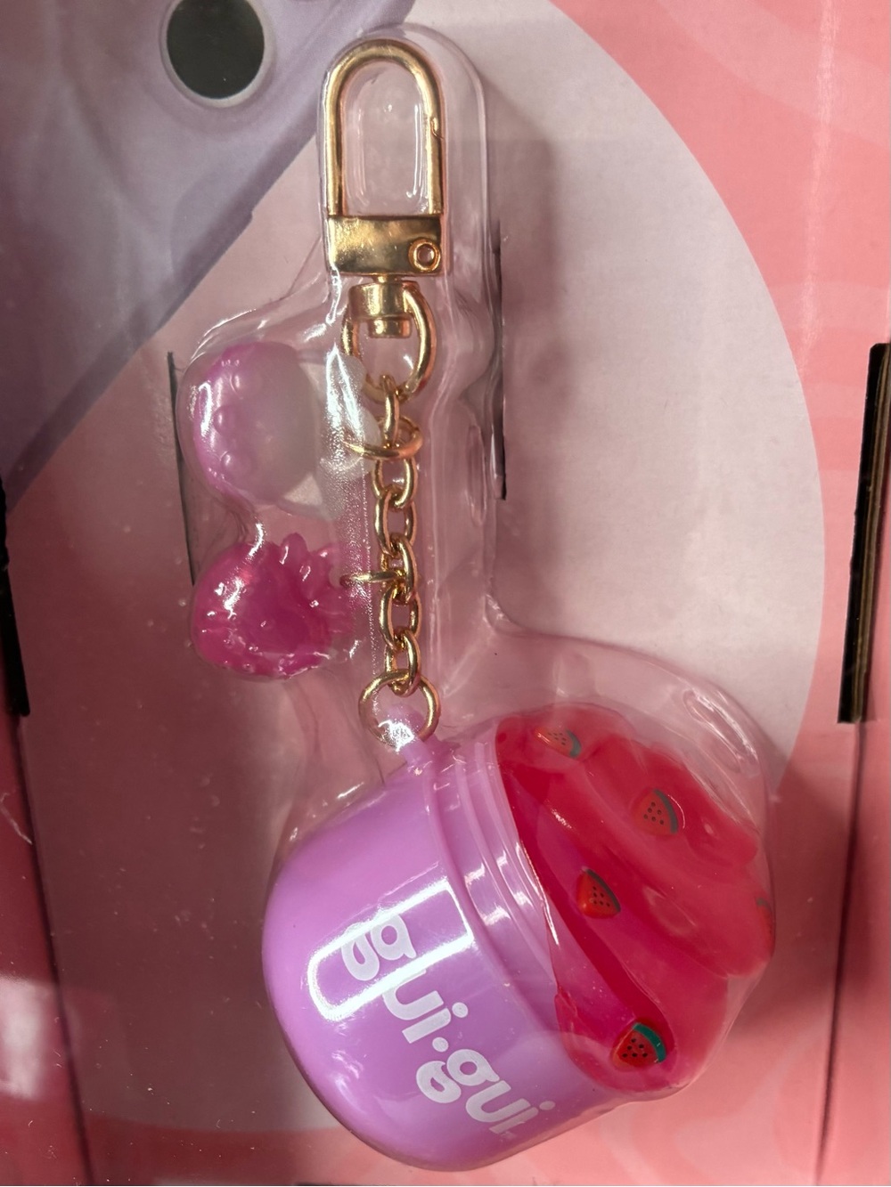 Gui Gui Mini Slime Plastic DISPLAY Keychain Phone Clip Collectible